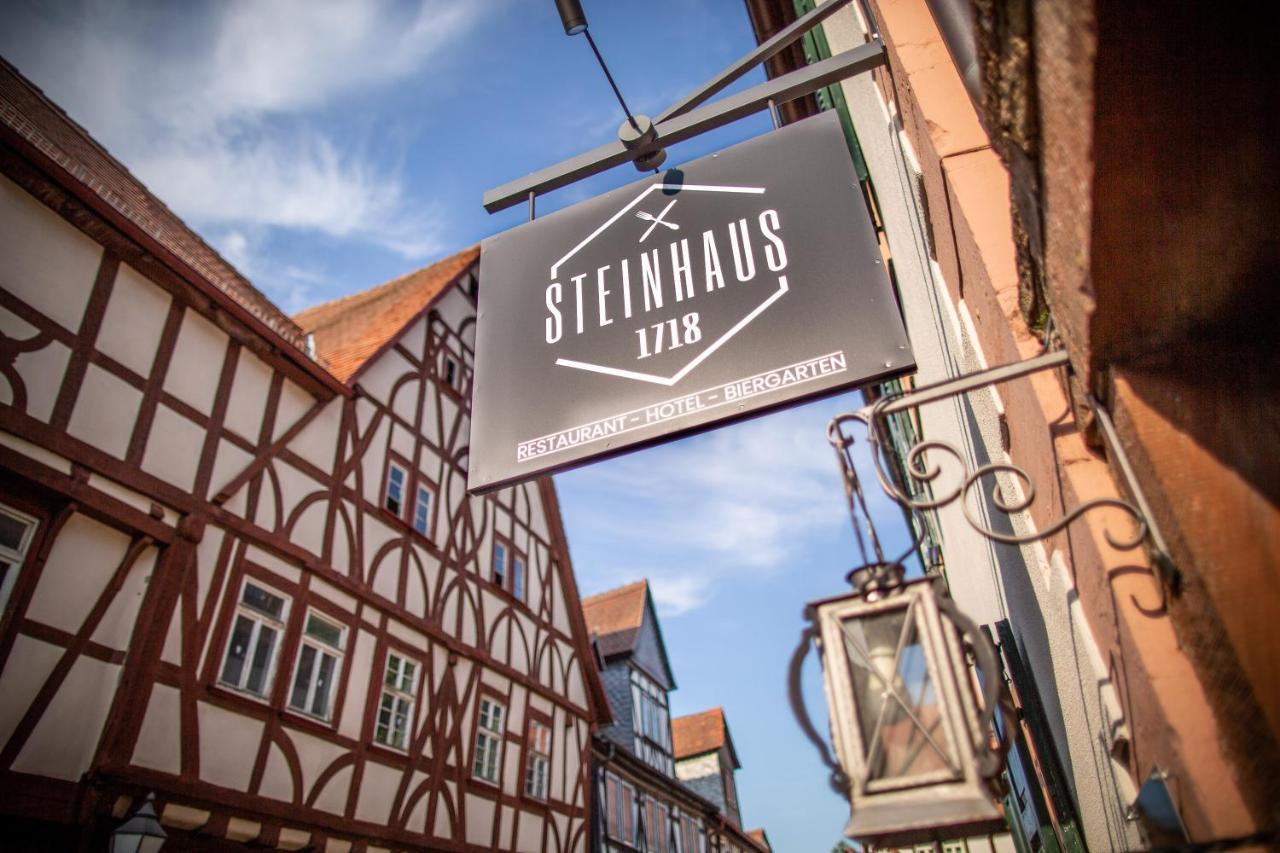 Steinhaus 1718 Hotel Büdingen Exterior foto